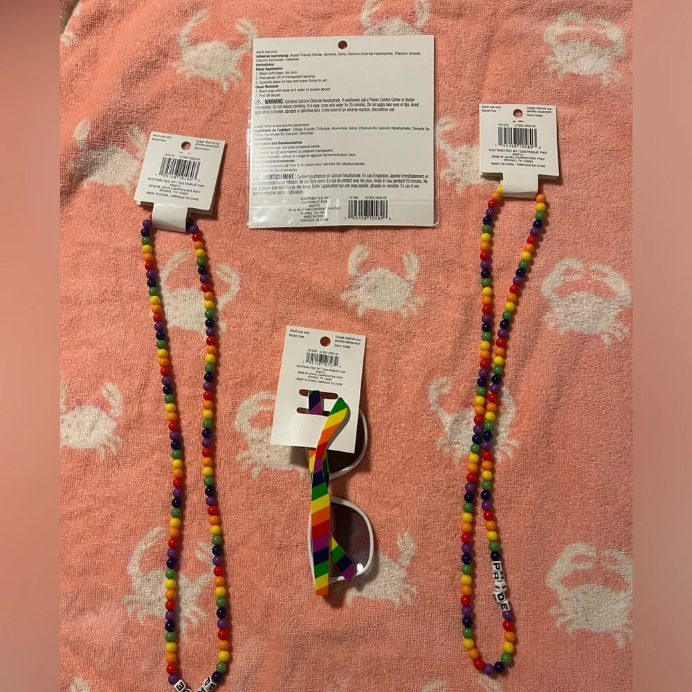 Colorful Pride  Accessory Set - Picture 2 of 2